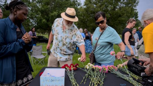 Dedication honors people buried in Potter’s Field, etching Black Lawrence history into granite markers